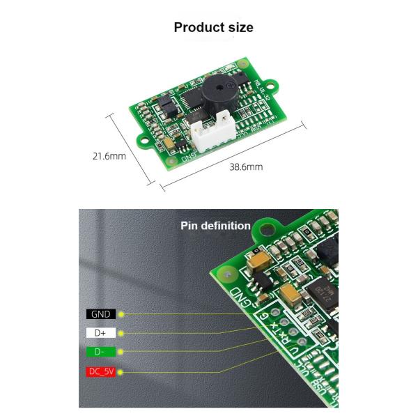 M8-WD-UH-00 RFID Card Reader Module IC Card Reader S50 Contactless 14443A Protocol IC Card Issuer USB Interface