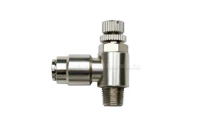 4mm - 16mm Brass One Touch Push-in Fitting Slot Type , Pneumatic Tube Fittings