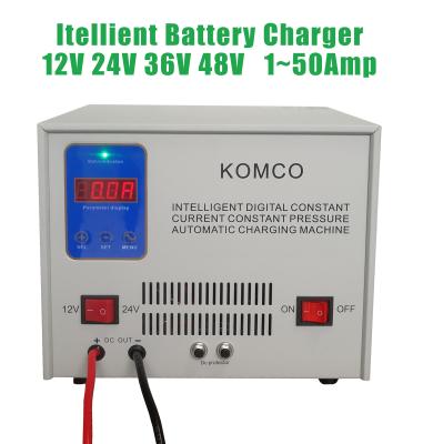 Carregadores de baterias industriais automáticos 50Amp