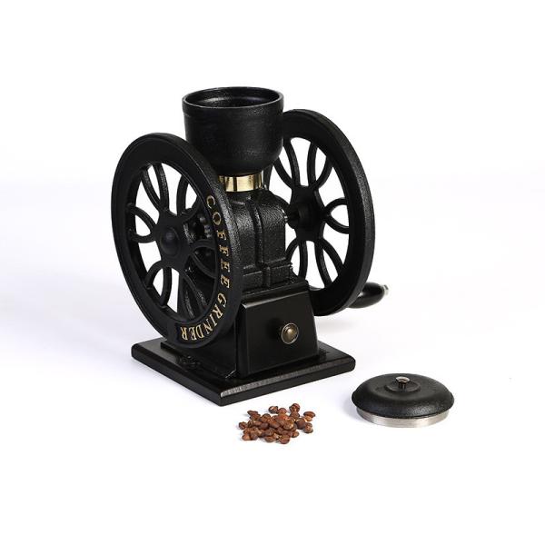 Moinho de café manual com caixa de rolos