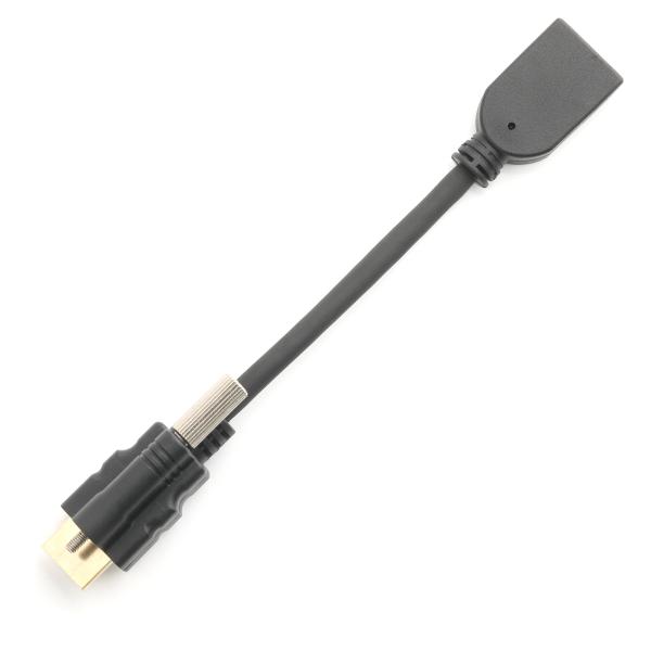 Cable HDMI Macho a Hembra con Bloqueo, 4K 60Hz, Trenzado y Apantallado