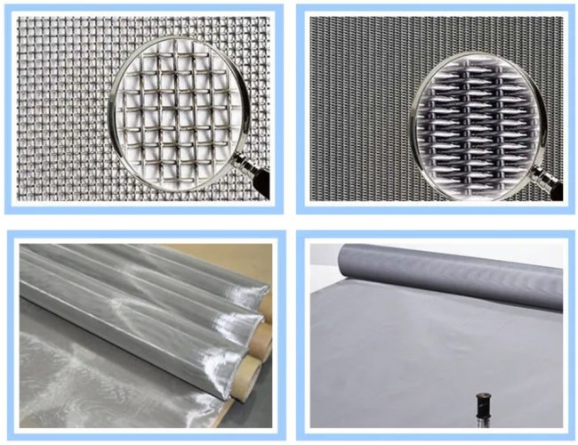 ISO Certificate 304L Filter Mesh из нержавеющей стали Диапазон отверстий 0,05 мм - 1,8 мм