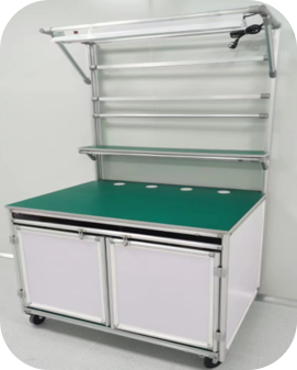 Banco de trabajo/Línea de montaje de tubo flexible