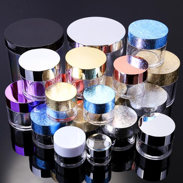 Custom Logo Cosmetic Jars Packaging Plastic Jar Containers Mini Rose Gold Cosmetic Jar Other Cosmetic