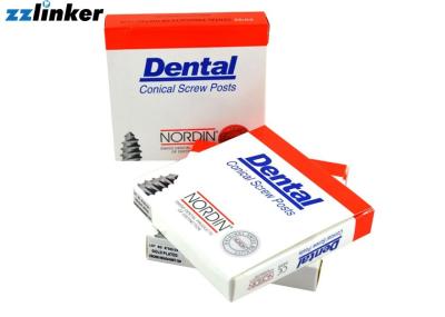 A guta- dental de aço inoxidável aponta o cargo cônico do parafuso do implante