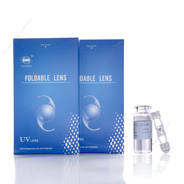 Lentille intra-oculaire postérieure acrylique hydrophile de la chambre PCF60