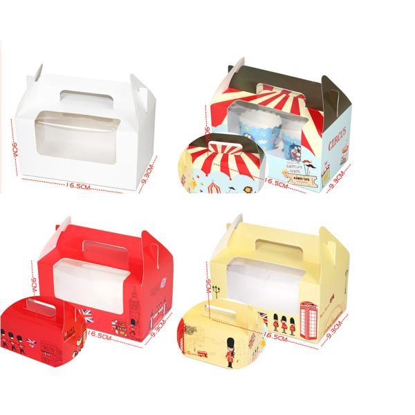 Коробки дисплея картона печатания чернил сои качества еды изготовленные на заказ с ясным окном