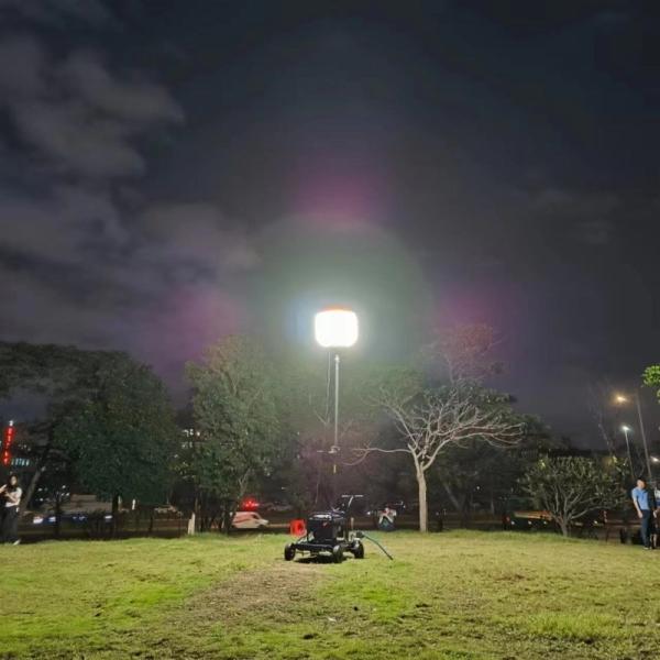 Portable Tower Light LED Balloon Work Light 700 Watt Super Bright with 360° Illumination