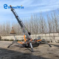 Grúa de araña de acero de 3 toneladas y 5 toneladas de potencia eléctrica y diésel para obtener la máxima resistencia