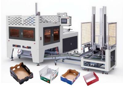 SR-1210X Automatic Corrugated Vegetables Carton Box Making Machine Fruit Box Folding Machine With Automatic Stacker