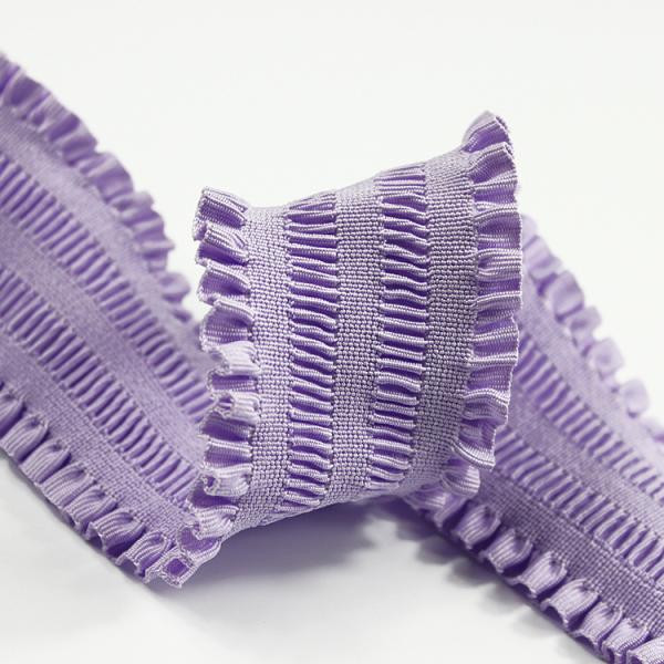 Фиолетовые плетённые 5,5 см кружевные эластичные ленты 55 мм полиэстерные ремни