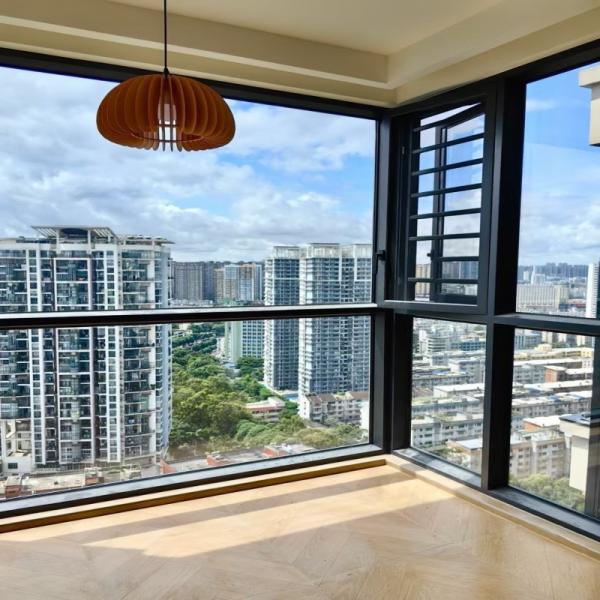 Modern Style Soundproof Casement Windows With Thermal Break Aluminum Profile Noise Reduction Solution
