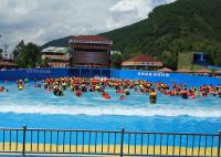 Tsunami artificial da associação exterior da onda de Surfable do recurso de feriado para a família dos adultos das crianças