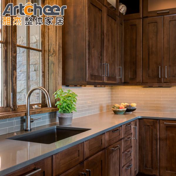 Modern Stylish Antique Wooden Kitchen Cabinet Shaker Design for Traditional Kitchens