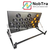 Tamaño personalizado Display de 12 modos Brillo de 4 modos 1000 metros Alcance visual Tablas LED de tráfico