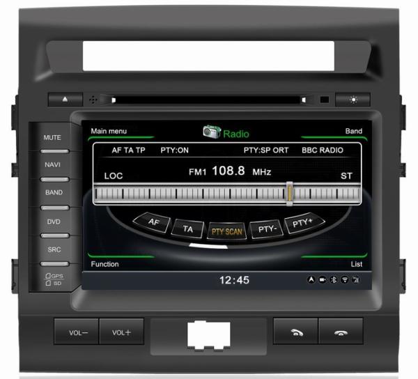 Ouchuangbo car headunit sat navi DVD radio for Toyota Land Cruiser 2012 S100 platform