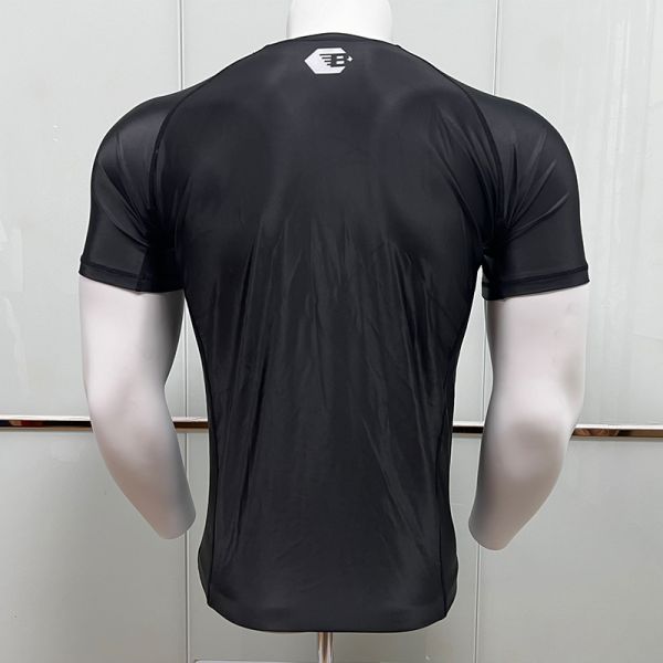 Quick Dry Rash Guard With 220gsm Sublimation Transfer Print For BJJ Sportswear