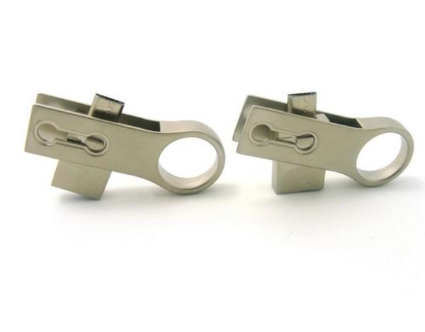 Customized Logo Metal Swivel 2 in 1 Type C OTG USB flash Drive for Cellphone