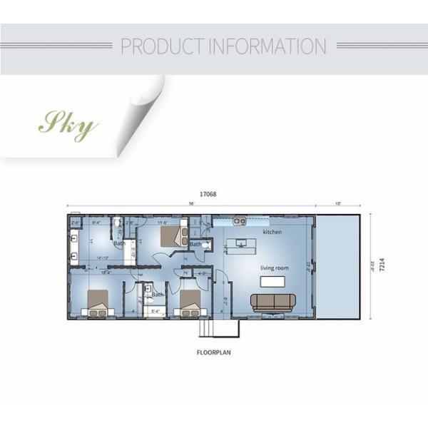 ICC EN-1090 Light Frame Prefab Steel Mobile House Villa Kits Wooden Bungalows