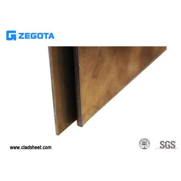 High Elongation Copper Clad Sheet Perfect Surface Good Bending Resistance