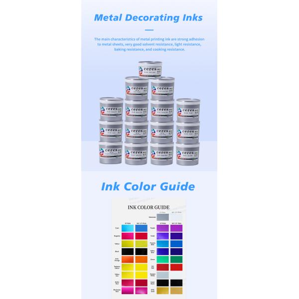 Good Water Resistance 032 Red Offset Metal Ink For Printing
