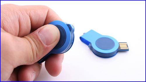Twister Design USB Thumb Drive Flash Memory LED Light with Button Battery inside