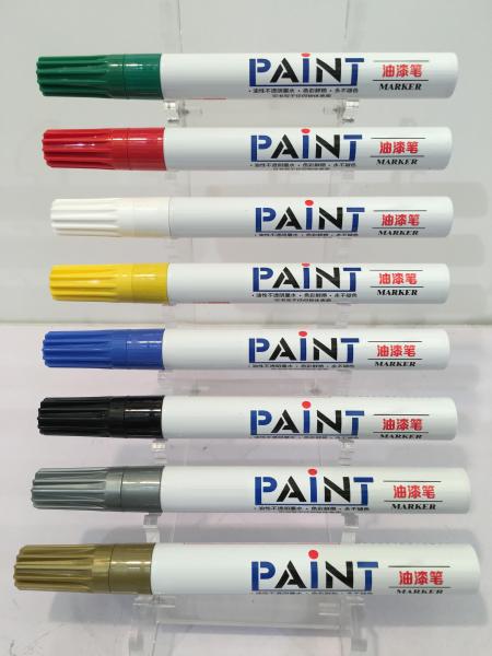 21color Paint Marker Oil-based Valve Action Paint Pens, Fine Point Acrylic Tip, Multichem Ink