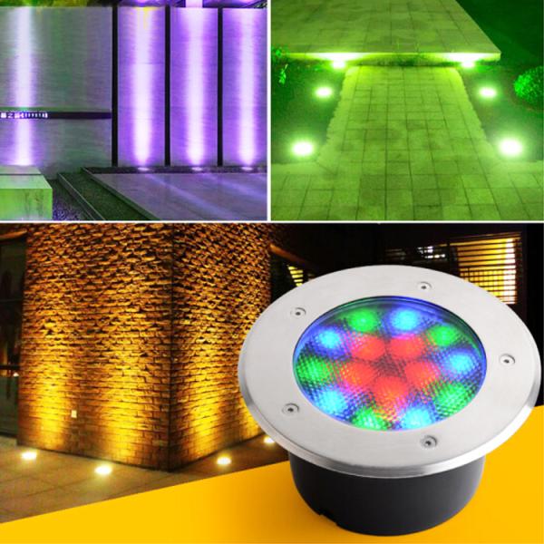 Underground light anti-glare LED outdoor waterproof lawn buried spot light square corner light with honeycomb louver