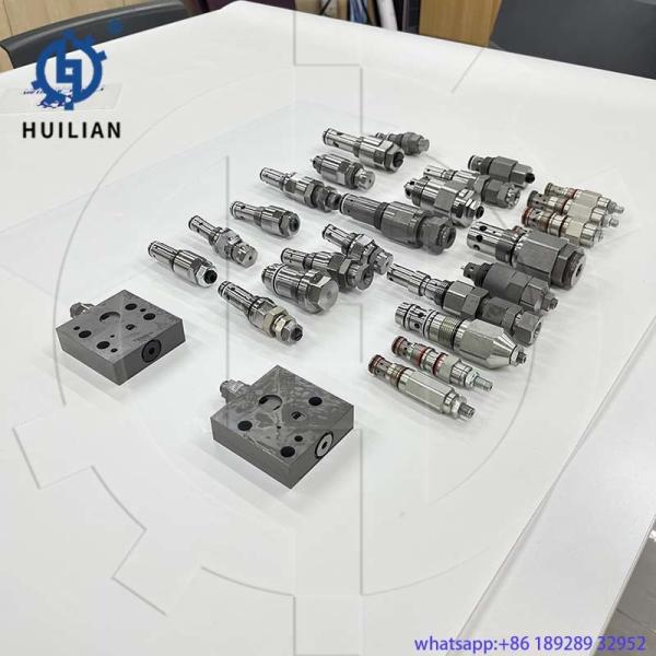 Valvula de controlo de bomba hidráulica de escavadeira Partes Valvula de serviço de alívio rotativo principal Para PC200-3 PC200-6 PC200-7 PC200-8