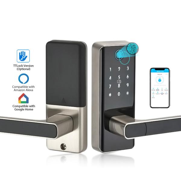 Serrure de porte d'accès d'empreinte digitale de capteur de pression de semi-conducteur avec le mot de passe et le code de PIN