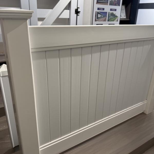 UV Protection PVC 6x8 Vinyl Fence Panels 2.44m Wide Easy Install