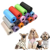 Acceptation de commande personnalisée Sacs de déchets biodégradables en PE pour chiens et chats destinés à l'élimination des ordures des toilettes