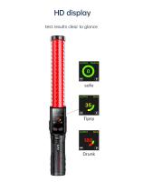 5 secondes Alcool analyseur d'haleine Testeur d'aspiration automatique Baton rouge analyseur d'haleine