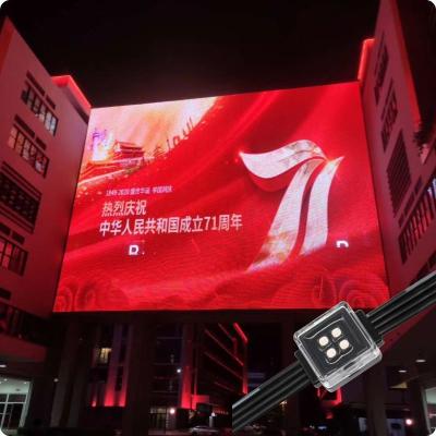 Iluminação de tela de pixels LED RGB Impermeável para decoração de fachadas de edifícios