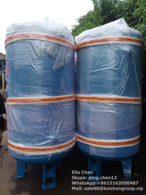 Vertical Type Nitrogen Air Compressor Tank 2m3 10 Bar Pressure Carbon Steel Air Tank