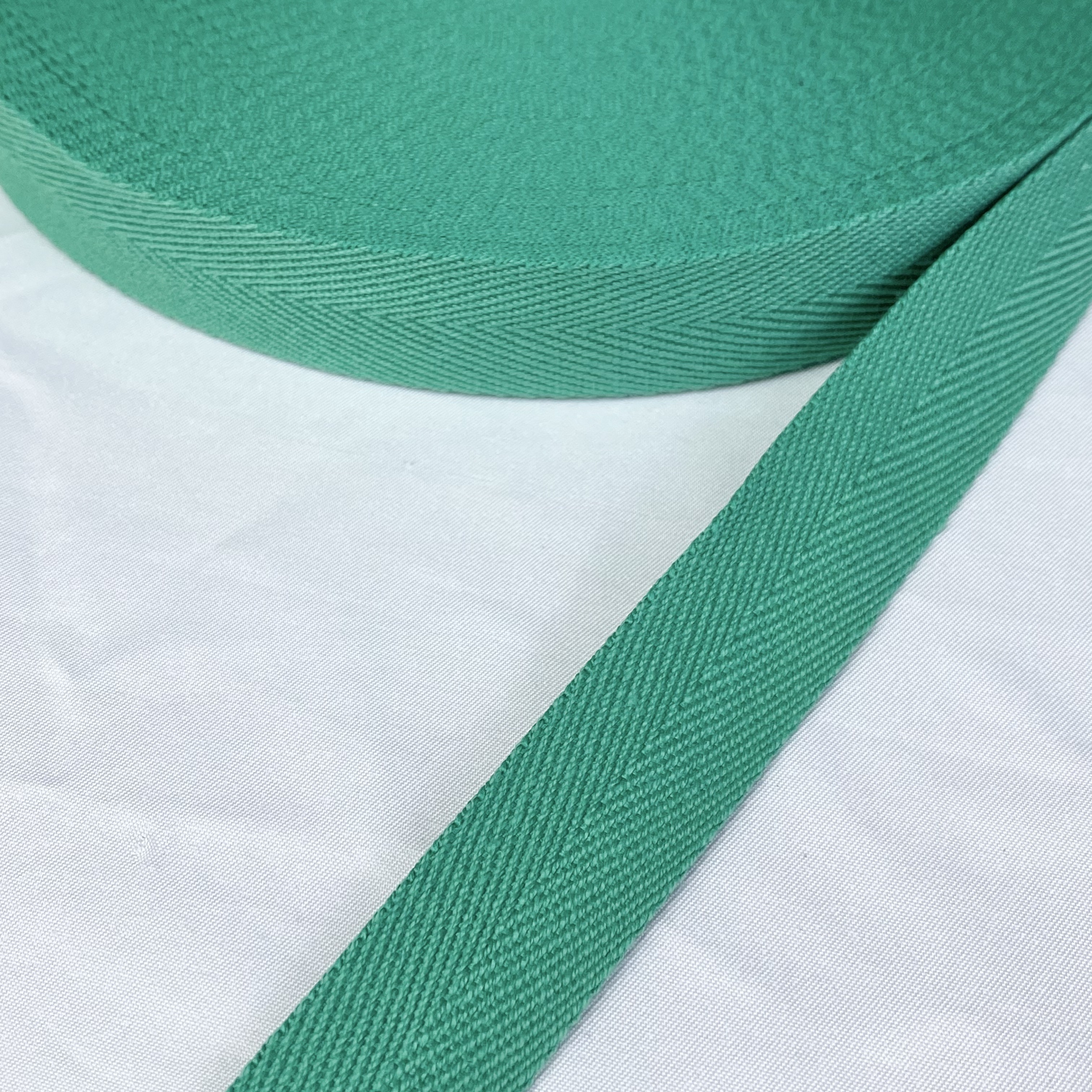 Herringbone polyester-cotton webbing Various colors Backpack strap Belt Handbag strap