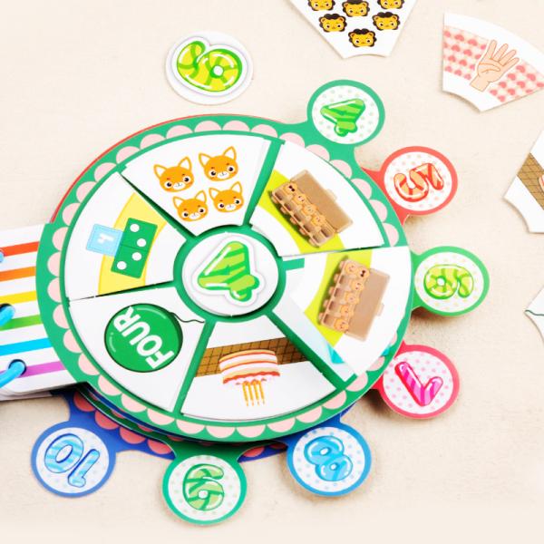 Wholesale Montessori Digital Clock Quiet Sticker Book Preschool Learning Activities Busy Books for Toddlers