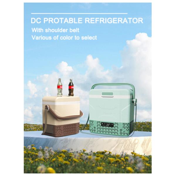 Grade 1 d'efficacité énergétique 12L congélateur de réfrigérateur portable pour voiture pour camping et voyage