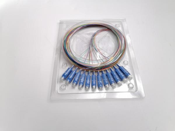 trança da fibra ótica das fibras OS2 Unjacketed do SC UPC 12 de 3ft