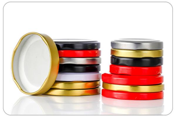 42mm 53mm Printed Twist Off Lids Metal Lug Caps For Glass Jars