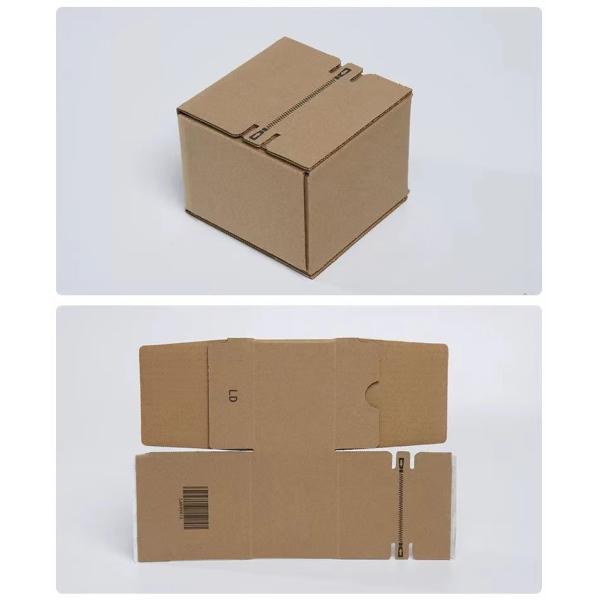 коробки Ecommerce коробки гофрированной бумаги 5x5x5 6x6x6 пересылая с прокладкой разрыва