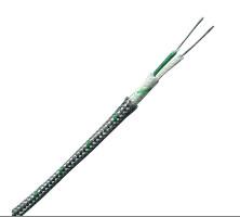 24 fibras de vidro SS Calibre de diâmetro de fios trançaram fios da extensão/compensação do par termoelétrico