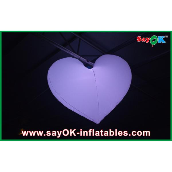Indoor Wedding Inflatable Lighting Decoration Led Inflatable Heart