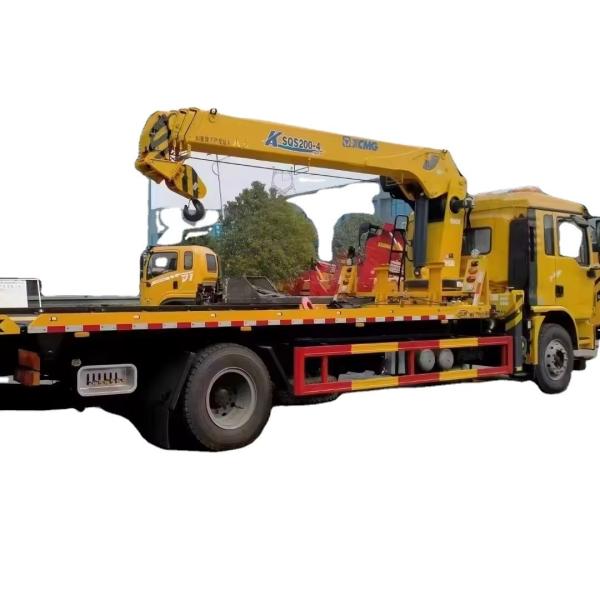 HOWO 4X2 Road Recycling Flatbed Trailer for Sale