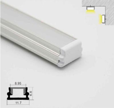 Floor Cabinet Led Aluminium Extrusion Profiles , 45 Degree Aluminum Channel