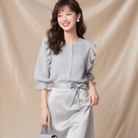 Lightweight Woven Shirt Fabric 210GSM Skin Friendly Fabric 64% Polyester 36% GRASS