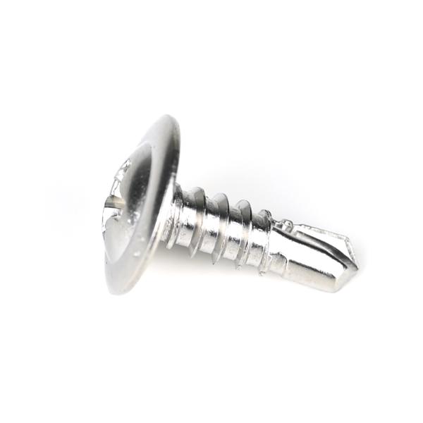 Phillips Wafer Head Self Drilling Screws Stainless Steel 410 M4.2x13mm GB Standard