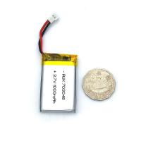Bateria de polímero de lítio personalizada 1000mAh 3.7V 703048 Bateria de célula de grau A