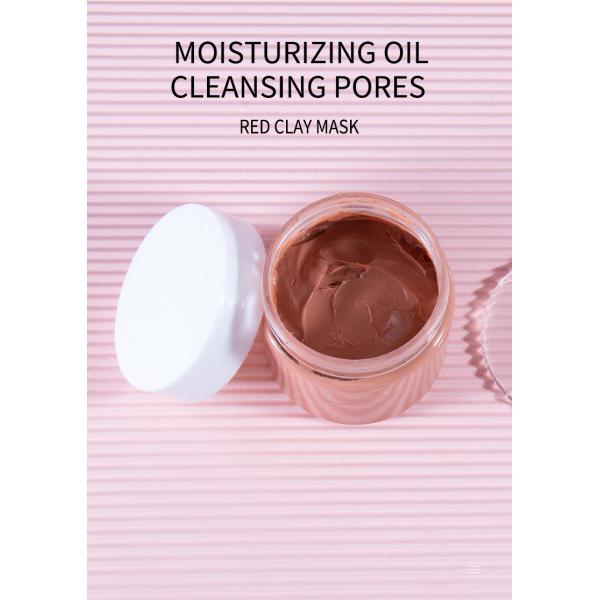 Produits de soin pour la peau faciaux d'OEM de Clay Mask Deep Cleansing de boue rouge