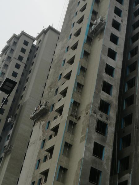 Aluminium ZLP630 wire rope screw type end stirrup suspended platform